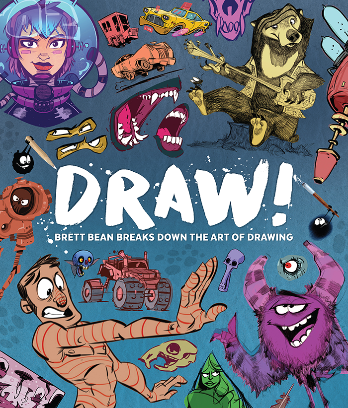 Bean　3dtotal　–　PRE-ORDER!　Brett　down　art　drawing　of　the　breaks　Draw!　shop