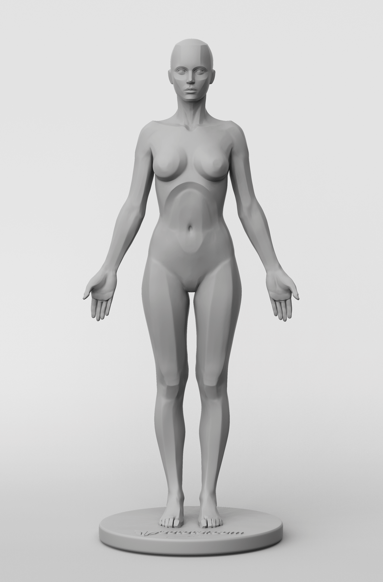 3dtotal Anatomy: female planar figure – 3dtotal shop