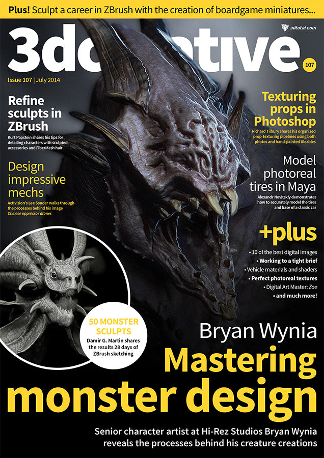 3DCreative: Issue 107 - July 2014 (Download Only) – 3dtotal shop