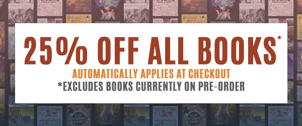 25% off books (except pre-orders)