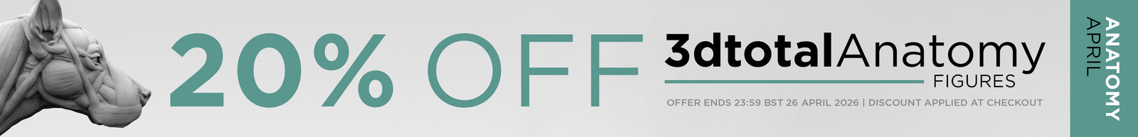 Anatomy April - 20% off figures!