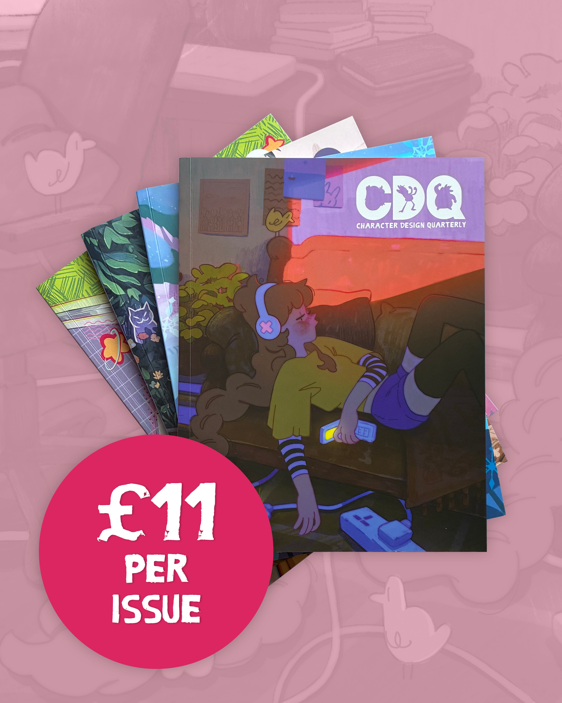 Character Design Quarterly subscription -  pay quarterly