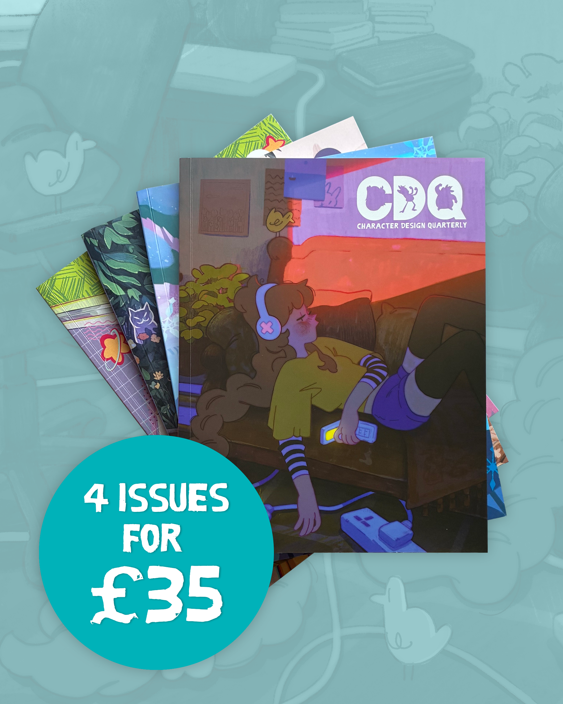 Character Design Quarterly subscription - pay annually