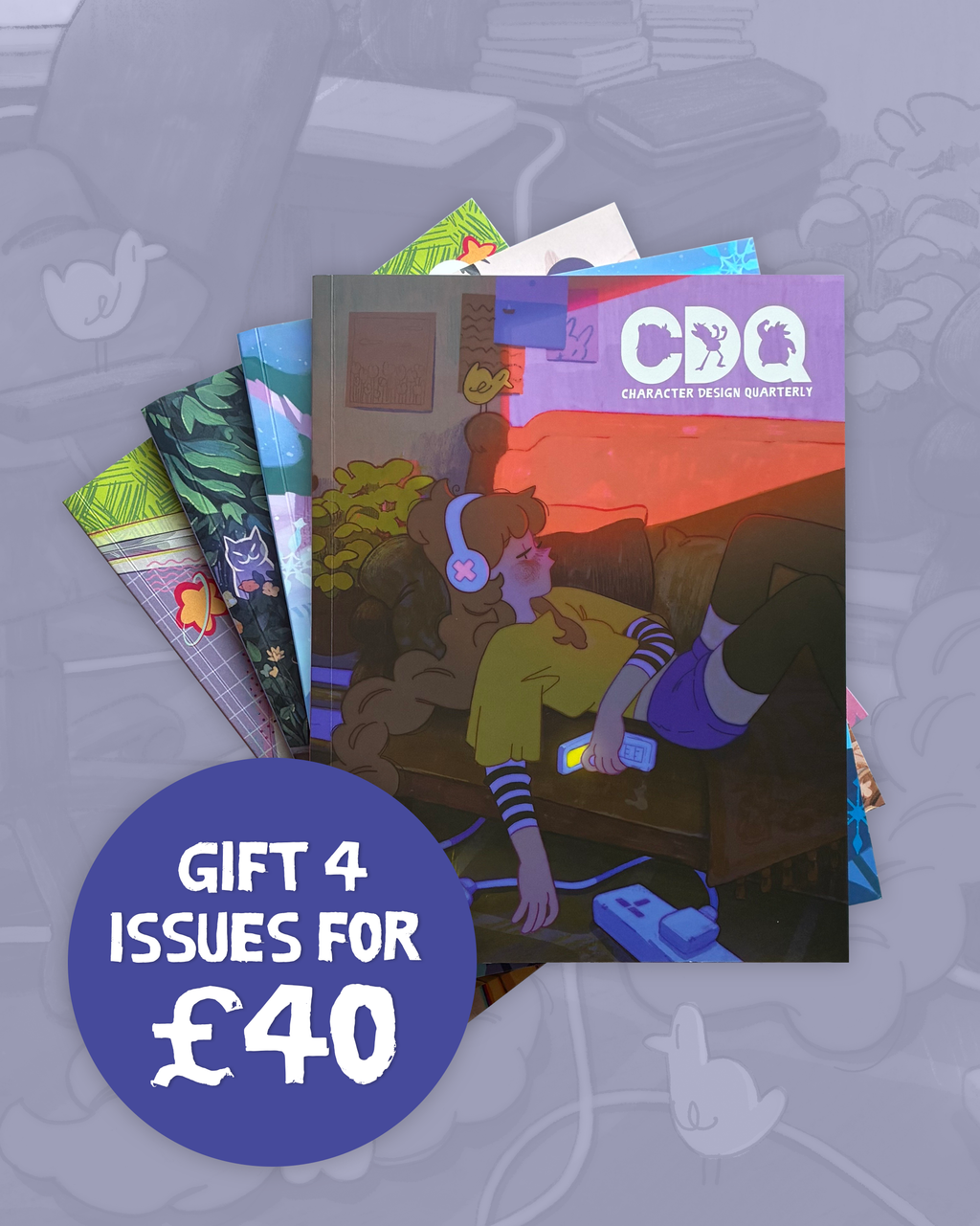 Character Design Quarterly one-year gift subscription