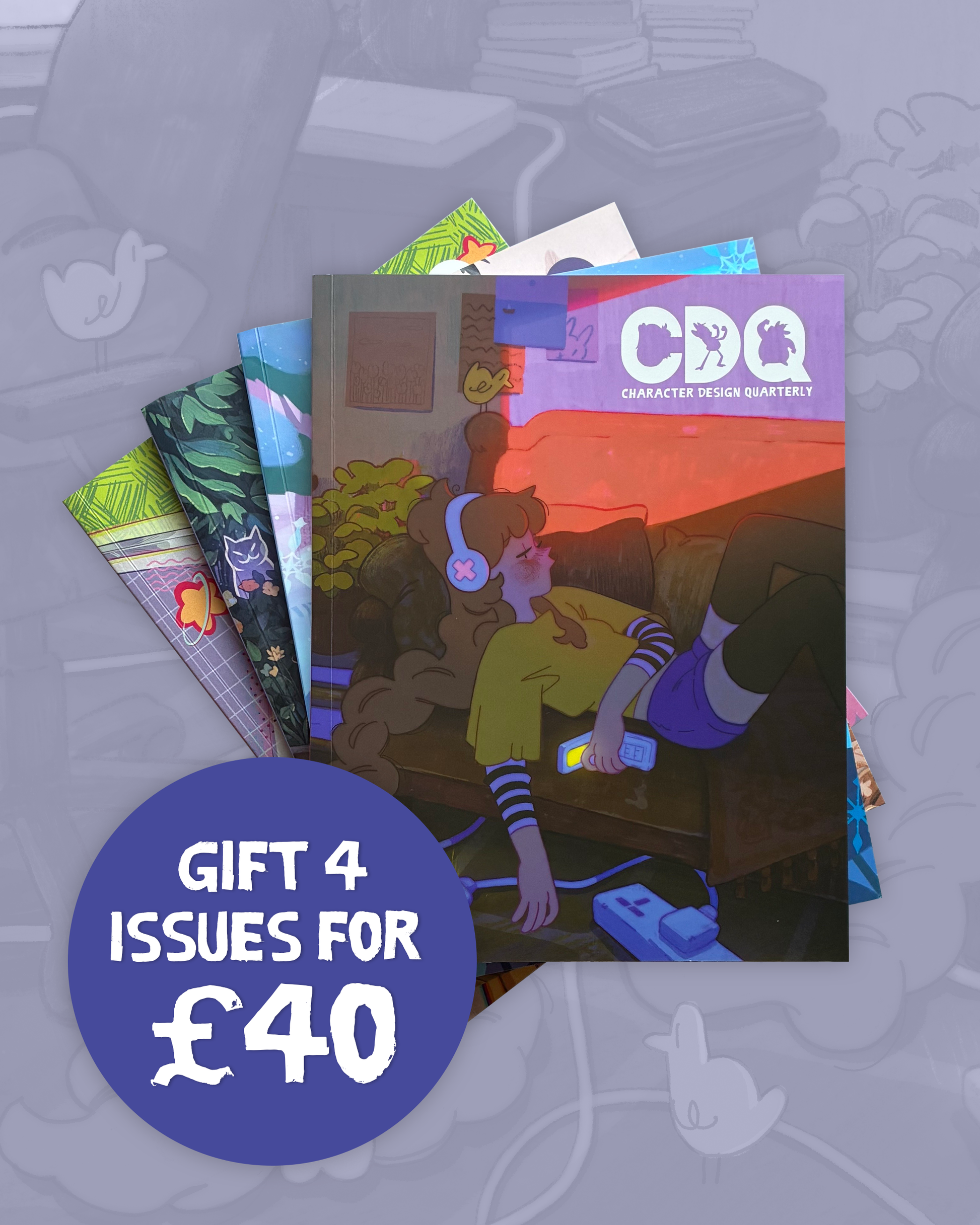 Character Design Quarterly one-year gift subscription