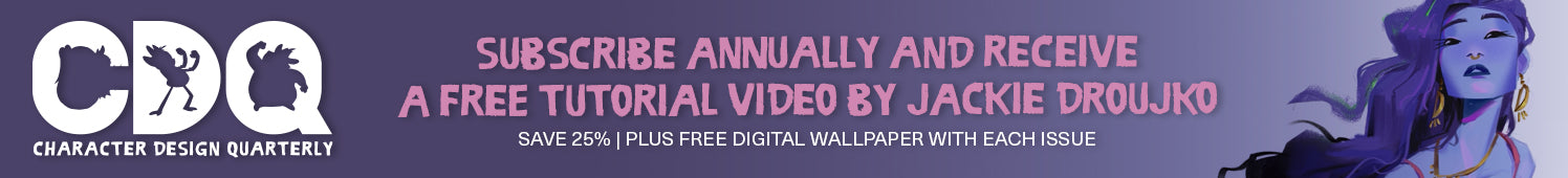 Get free tutorial video by Jackie Droujko plus free wallpaper