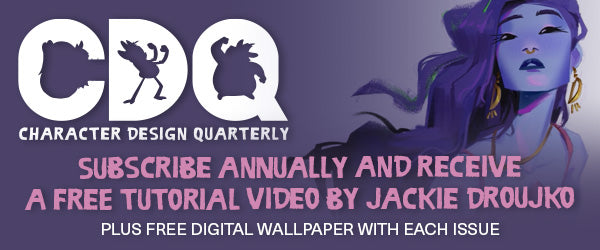 Get free tutorial video by Jackie Droujko plus free wallpaper