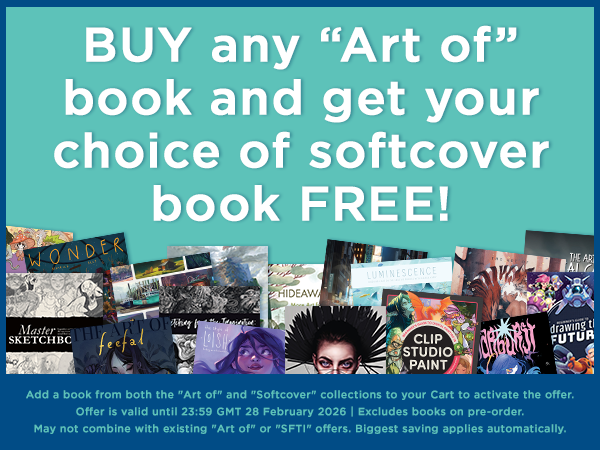 Buy any "Art of" book and get your choice of softcover book FREE