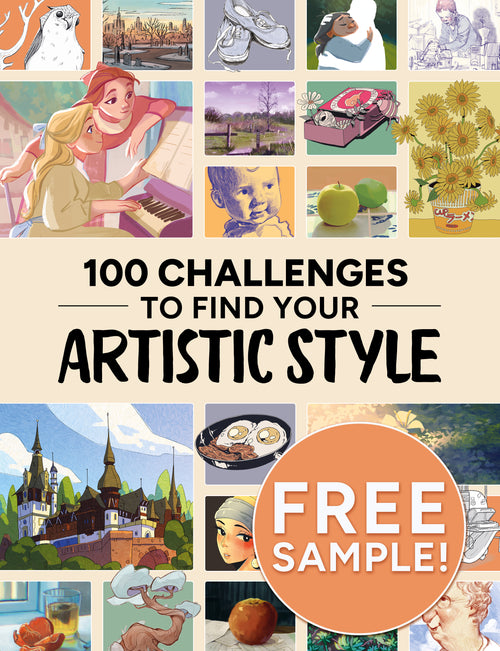 100 Challenges to Find Your Artistic Style - Sample Issue (Download Only)