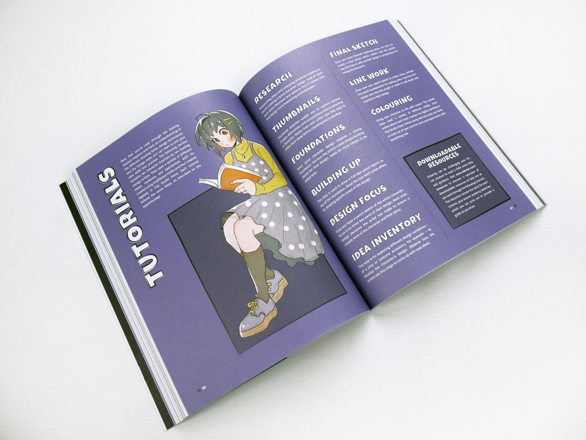 Tutorial Básico Manga Livro, Art Painting Book, Quadrinhos 360