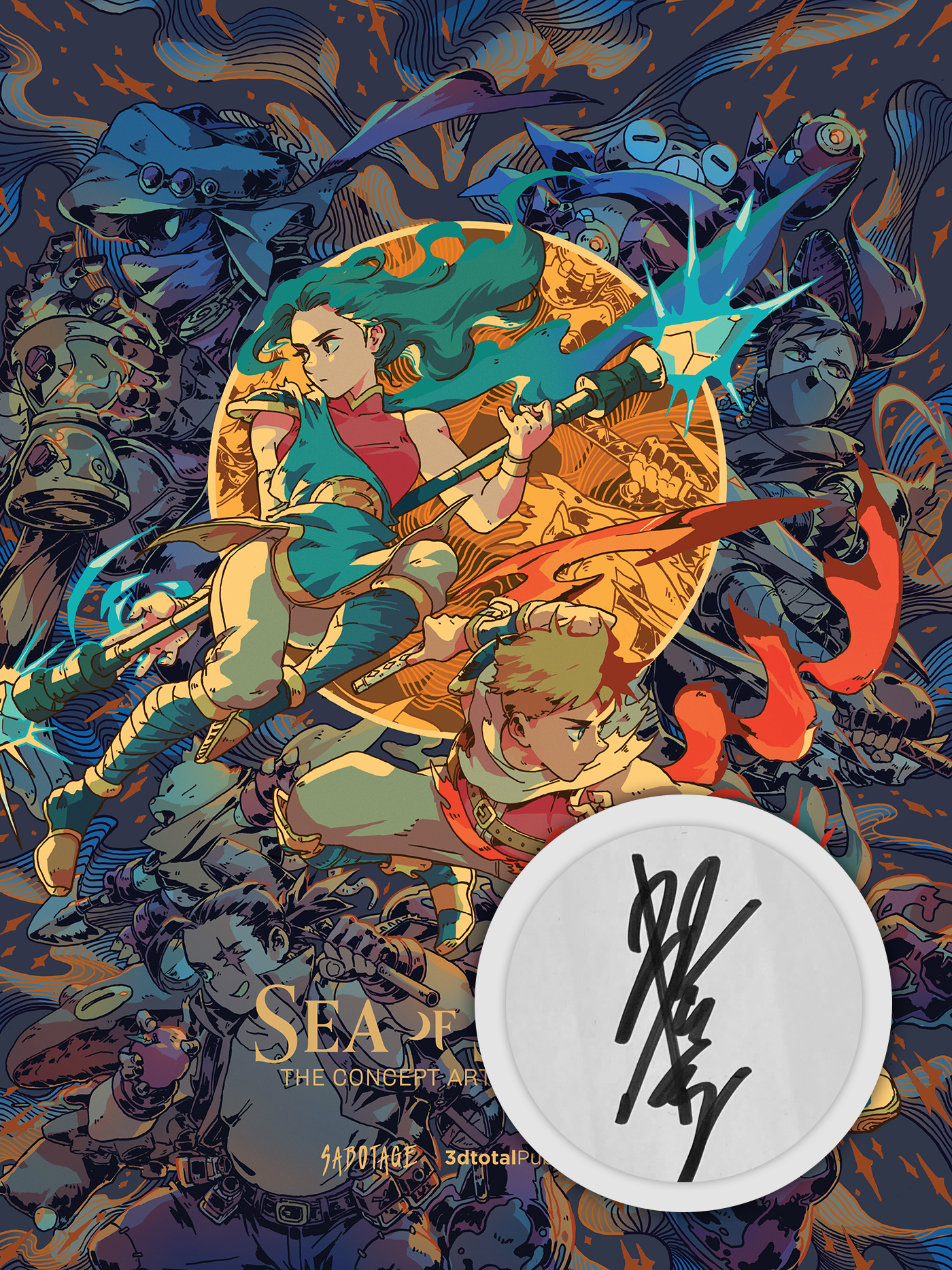 Sea of Stars: The Concept Art of Bryce Kho - with signed bookplate