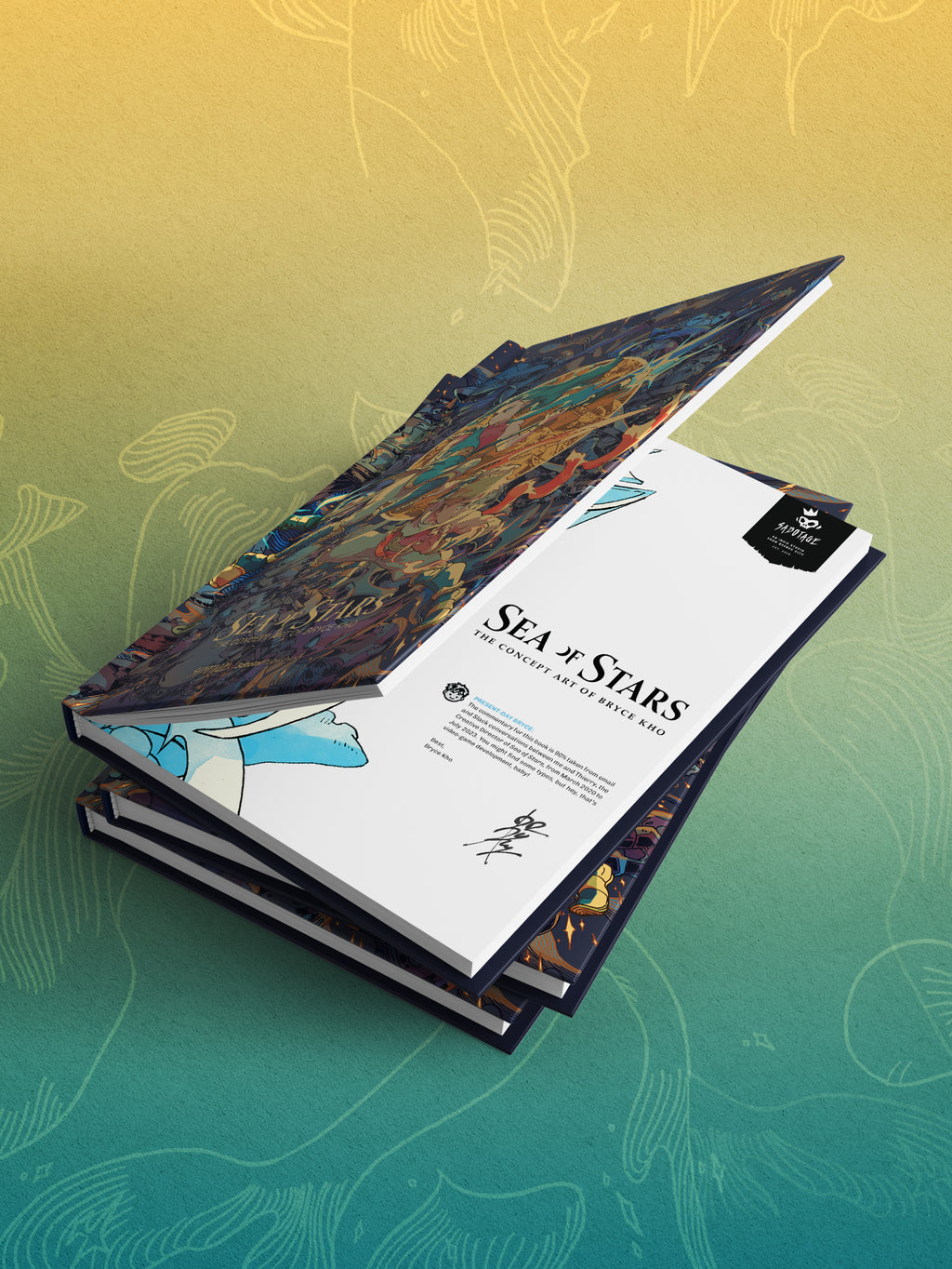 Sea of Stars: The Concept Art of Bryce Kho - with signed bookplate