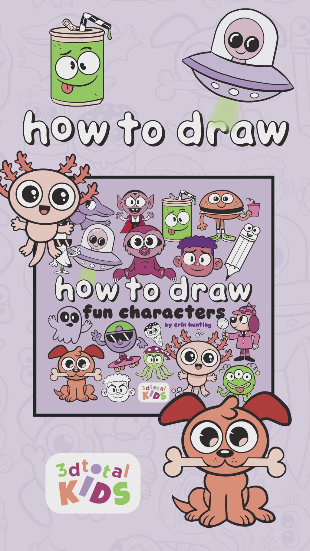 How to Draw Fun Characters by Erin Hunting