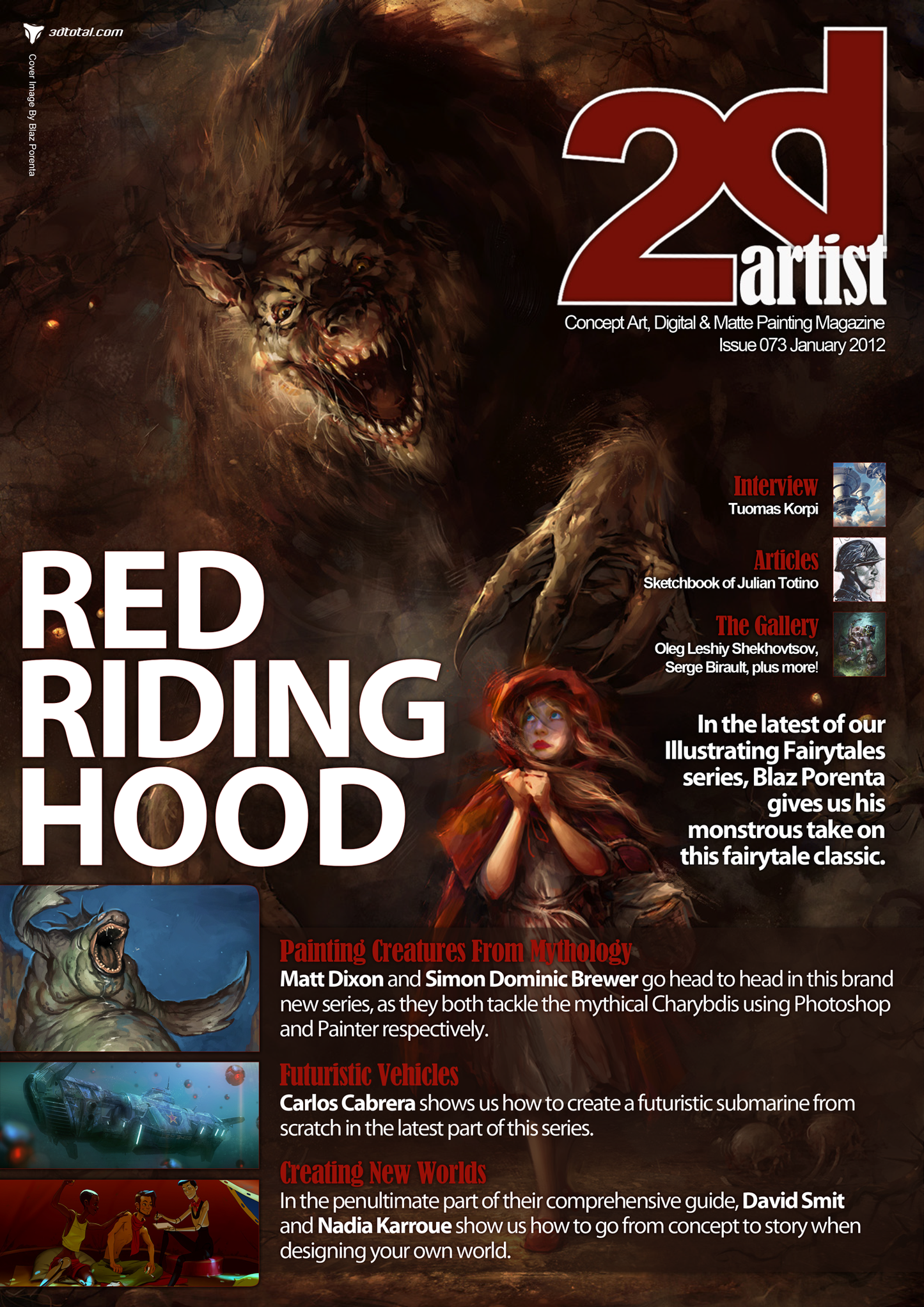 2DArtist: Issue 073 - January 2012 (Download Only)