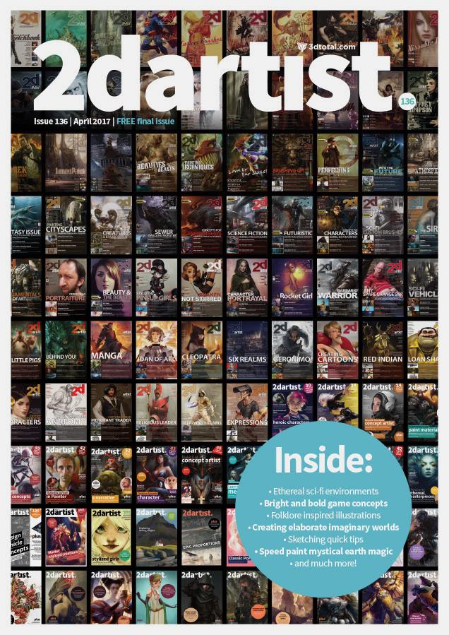 FREE ISSUE - 2DArtist: Issue 136 - April 2017 (Download Only)