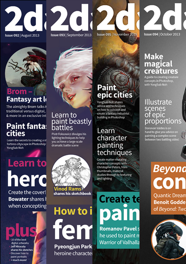 2DArtist Back Issues - 2013 (Download Only)
