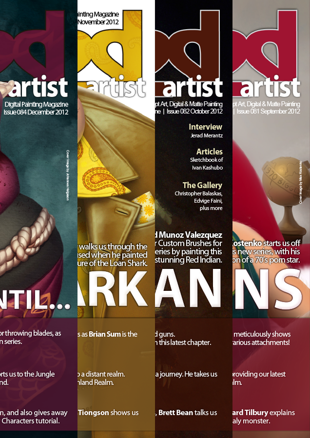 2DArtist Back Issues - 2012 (Download Only)