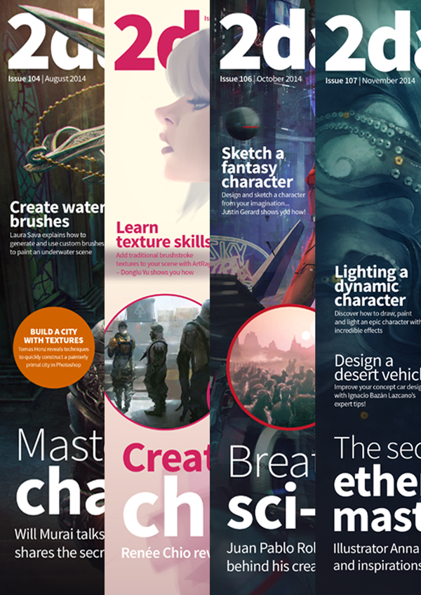 2DArtist Back Issues - 2014 (Download Only)