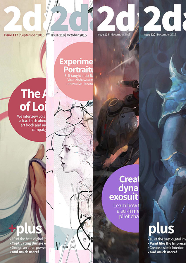 2DArtist Back Issues - 2015 (Download Only)