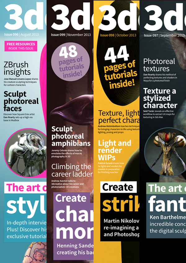 3DCreative Back Issues - 2013 (Download Only)