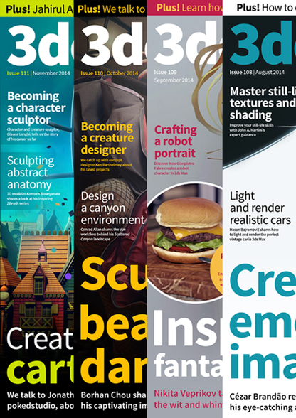 3DCreative Back Issues - 2014 (Download Only)