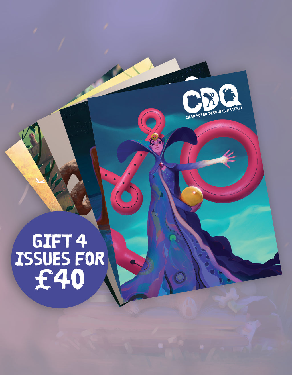 Character Design Quarterly one-year gift subscription