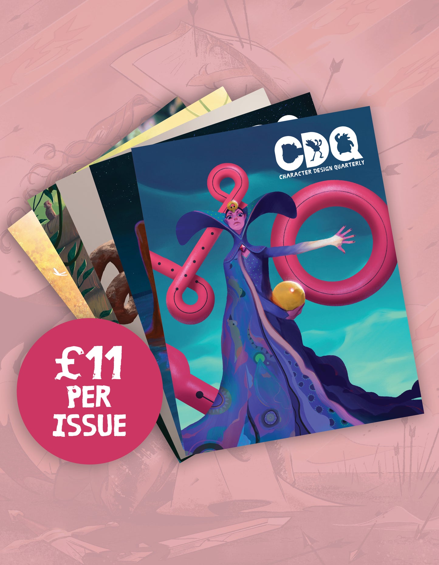 Character Design Quarterly subscription -  pay quarterly