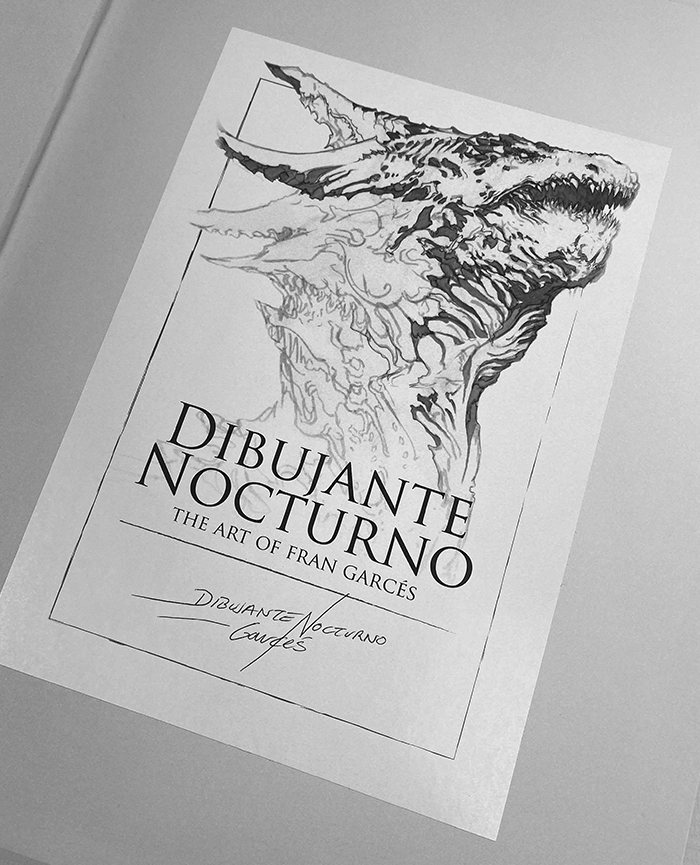 Dibujante Nocturno: The Art of Fran Garcés - with signed bookplate