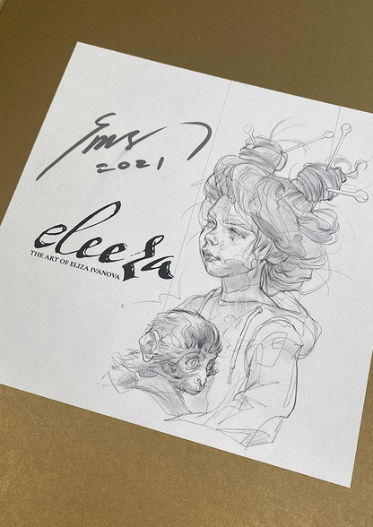 Eleeza: The Art of Eliza Ivanova - with signed bookplate