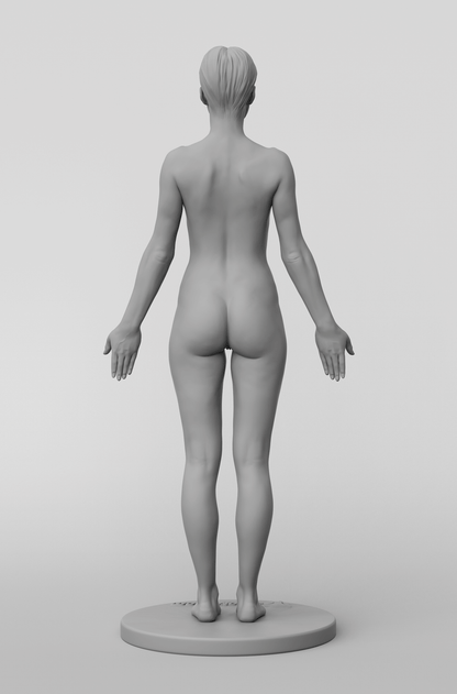 3dtotal Anatomy: female full skin figure