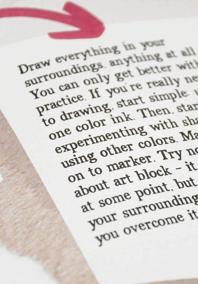 How to keep a Sketch Journal