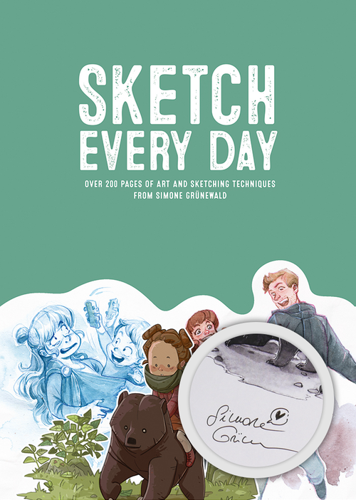 Sketch Every Day - Simone Grünewald - with signed bookplate