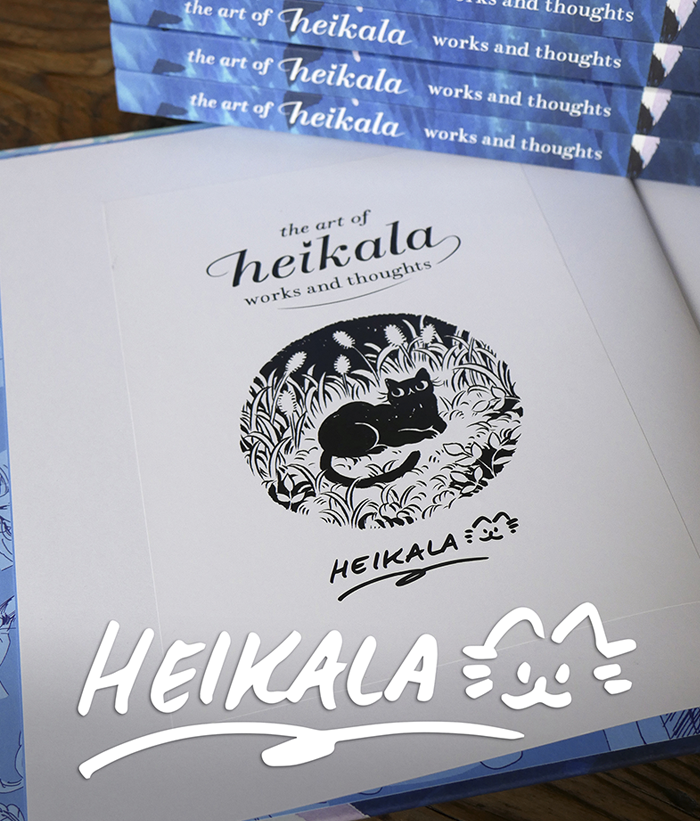 The Art of Heikala: Works and Thoughts - with signed bookplate