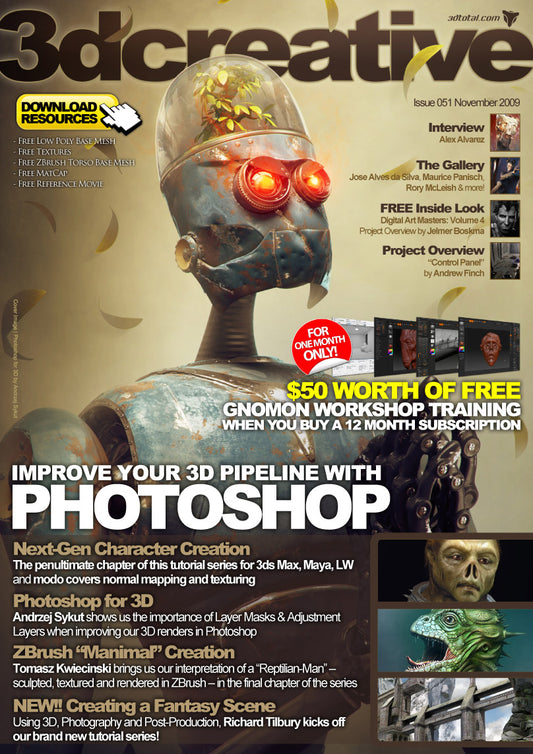 3DCreative: Issue 051 - November 2009 (Download Only)