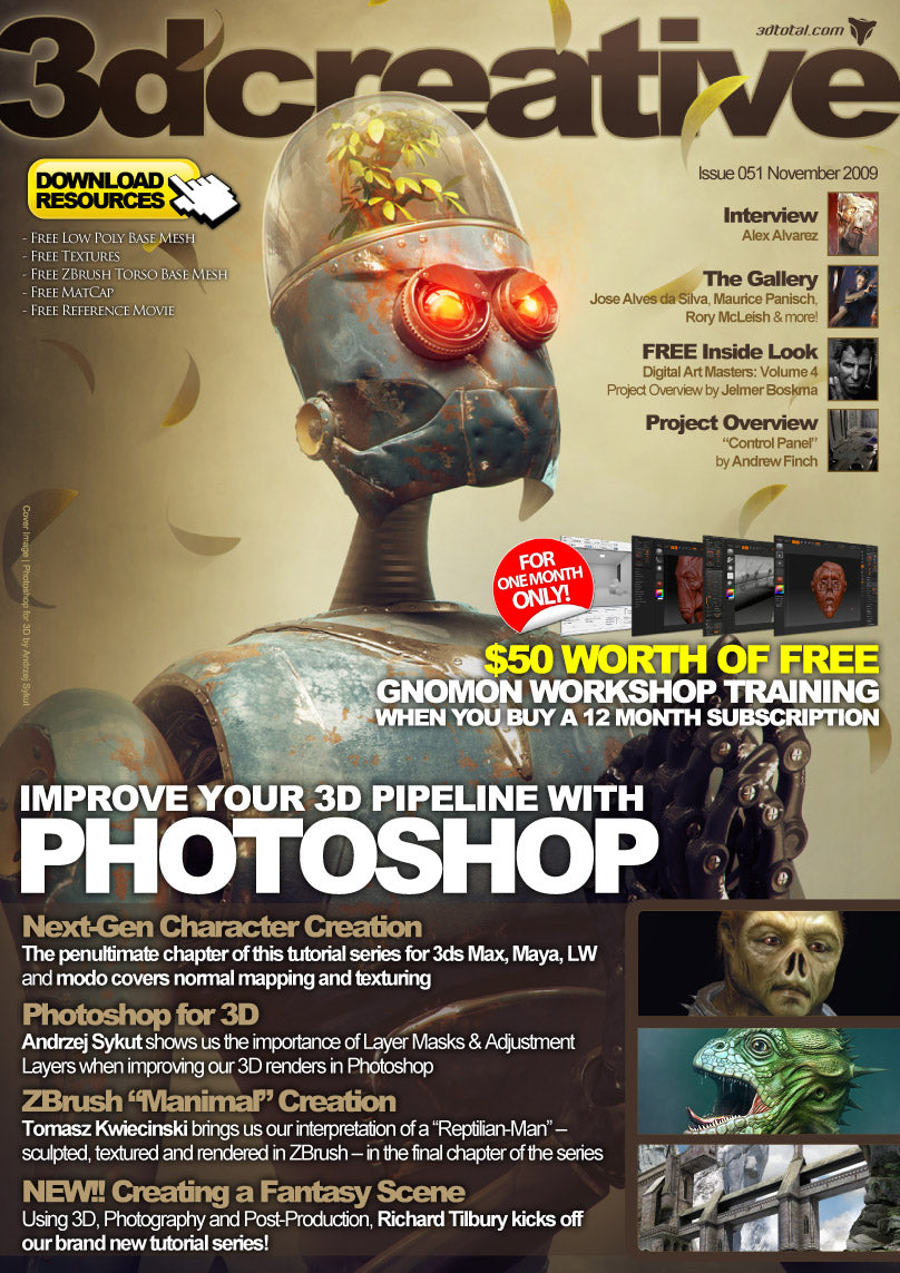 3DCreative: Issue 051 - November 2009 (Download Only)