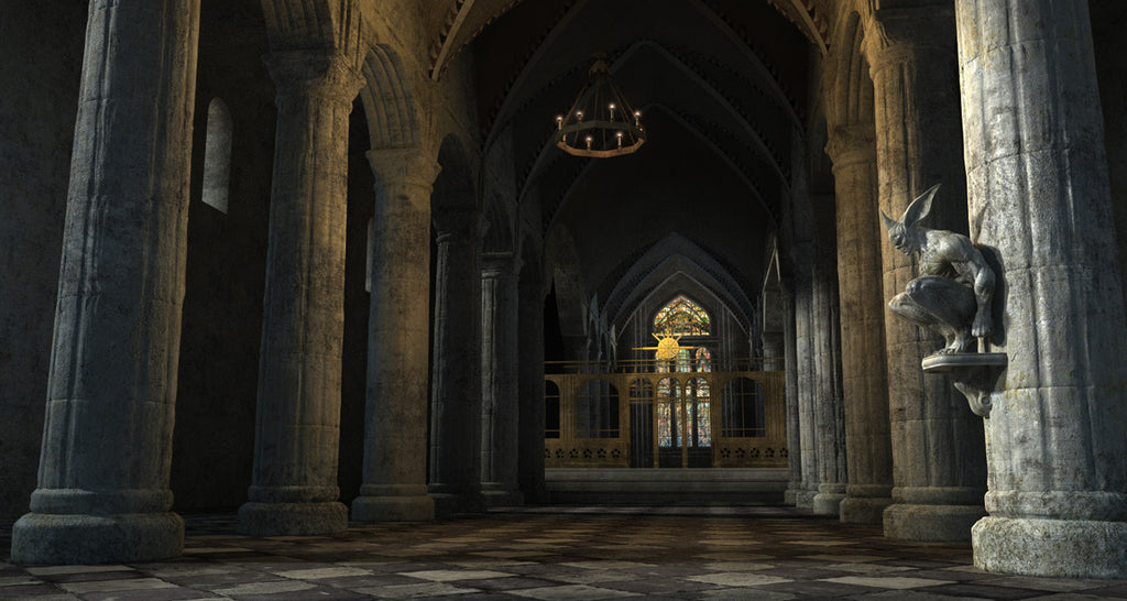 Gothic Church Interior Creation - LightWave (Download Only)