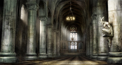 Gothic Church Interior Creation - modo (Download Only)