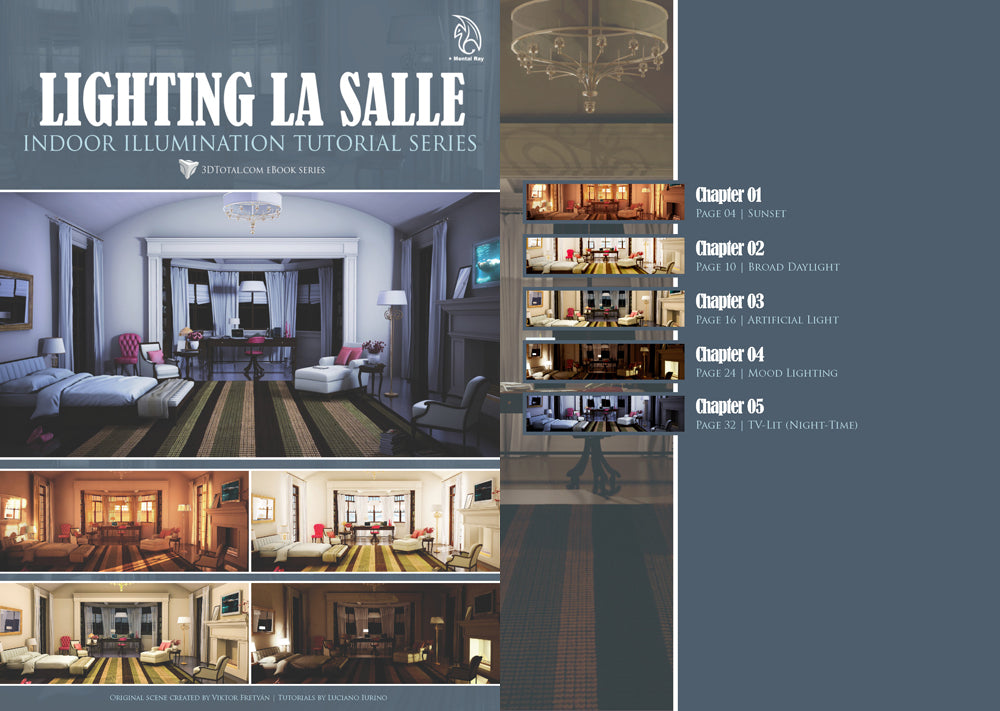 Lighting La Salle Maya Mental Ray (Download Only)