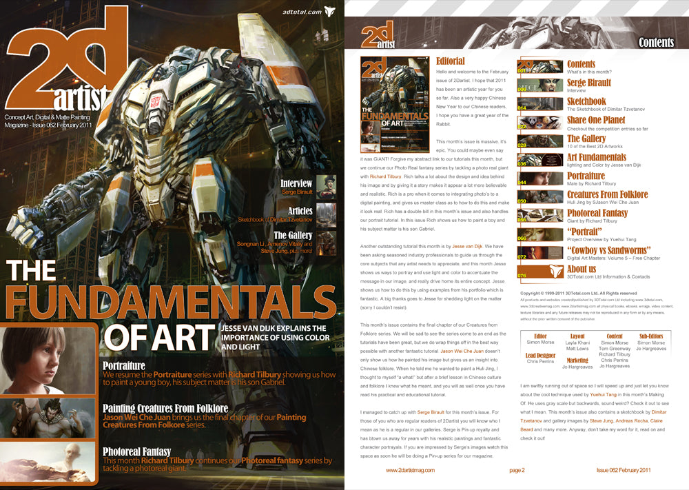 2DArtist: Issue 062 - February 2011 (Download Only)