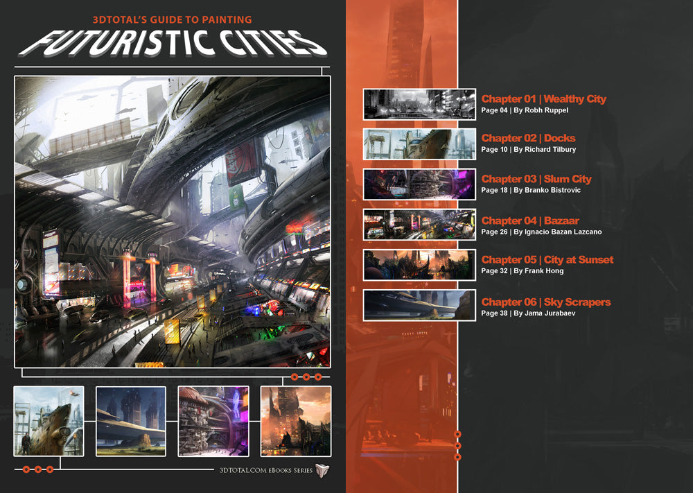 3DTotal's Painting Futuristic Cities (Download Only)