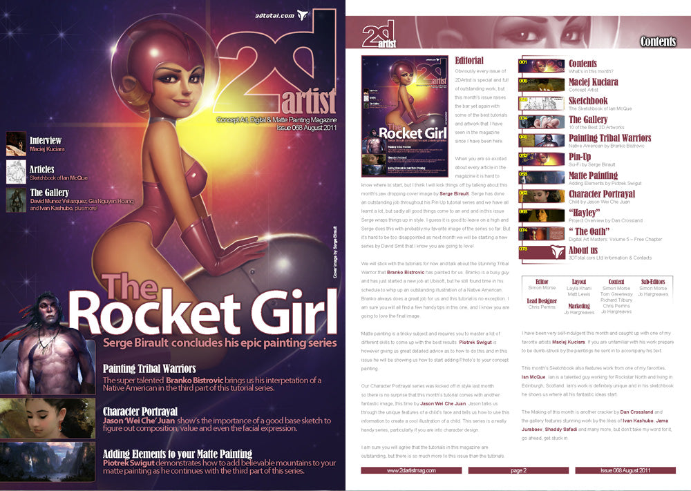 2DArtist: Issue 068 - August 2011 (Download Only)