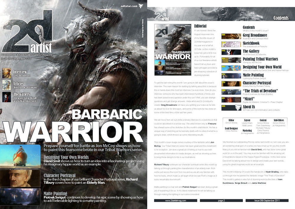 2DArtist: Issue 069 - September 2011 (Download Only)