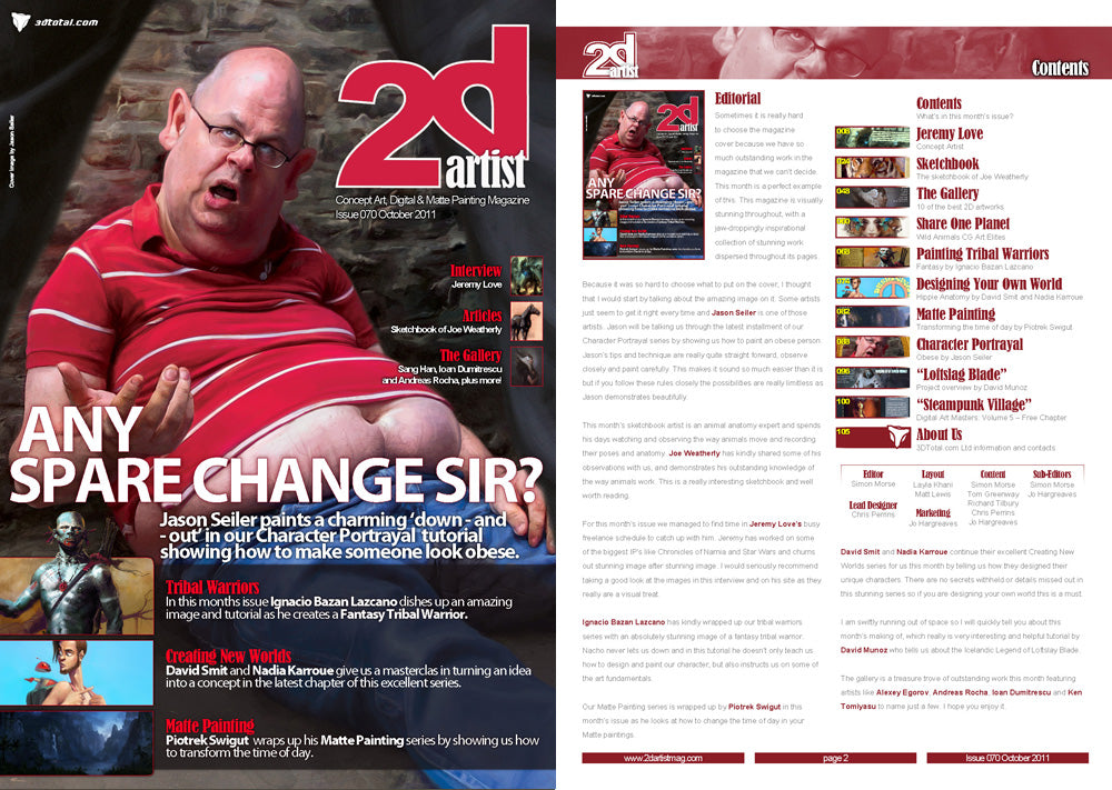 2DArtist: Issue 070 - October 2011 (Download Only)