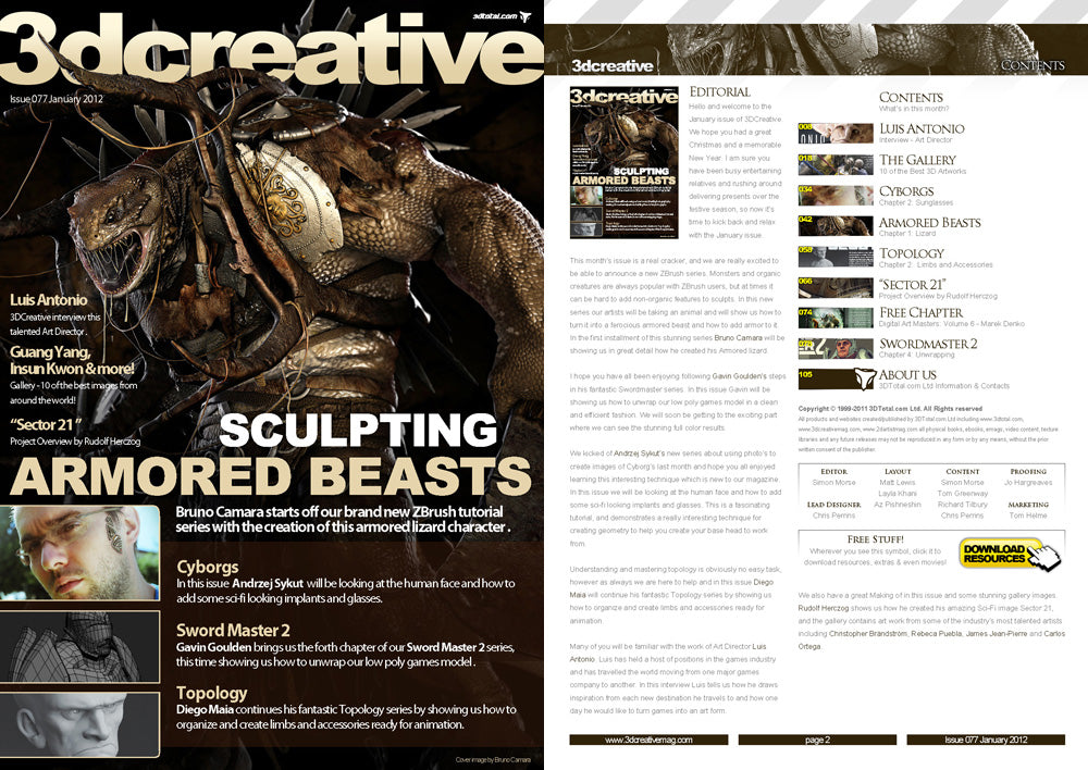3DCreative: Issue 077 - Jan2012 (Download Only)