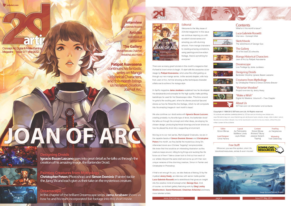 2DArtist: Issue 077 - May 2012 (Download Only)