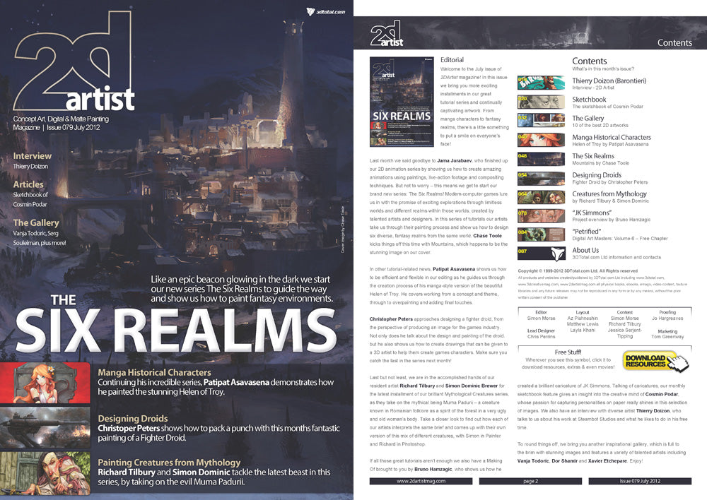 2DArtist: Issue 079 - July 2012 (Download Only)