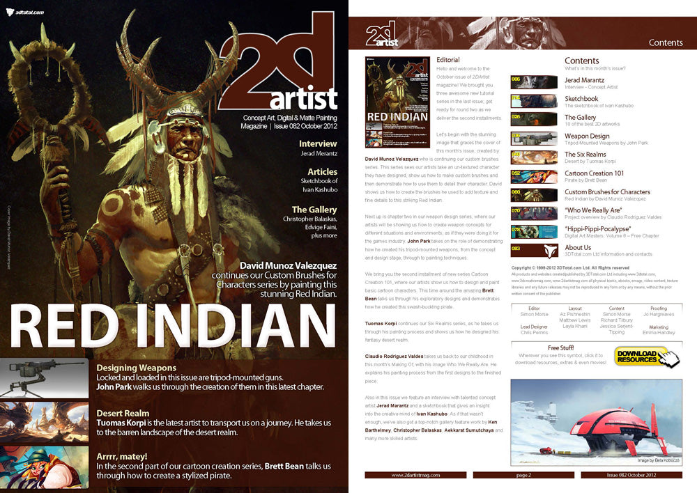 2DArtist: Issue 082 - October 2012 (Download Only)
