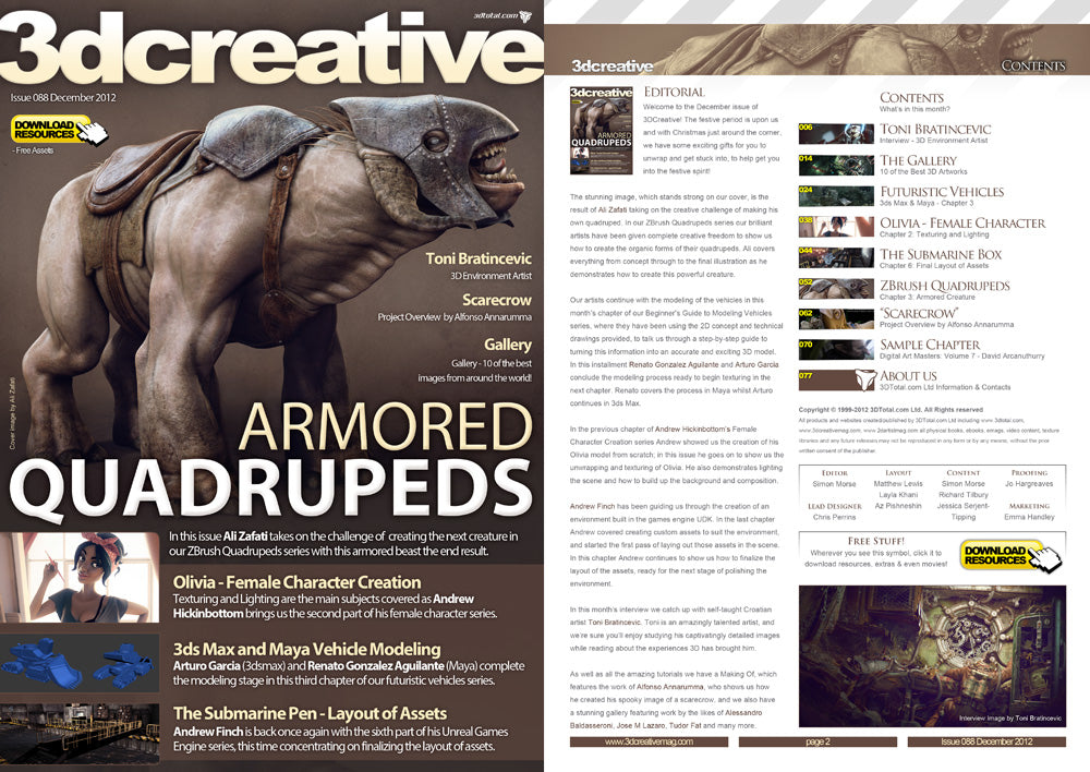3DCreative: Issue 088 - Dec2012 (Download Only)