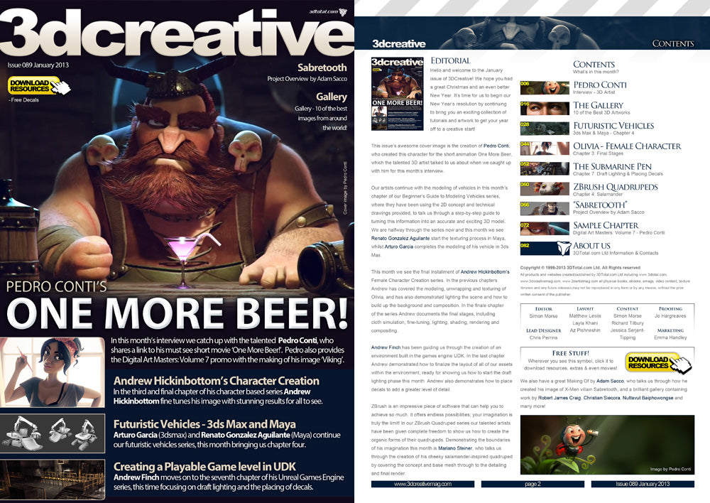 3DCreative: Issue 089 - Jan2013 (Download Only)