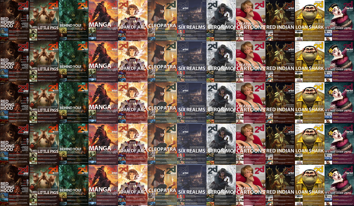 2DArtist Back Issues - 2012 (Download Only)